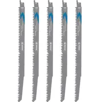 Набор полотен для сабельной пилы по дереву Ezarc 802039, 5 шт