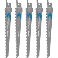 Набор полотен для сабельной пилы по дереву Ezarc 802035, 5 шт