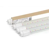 Набор ламп светодиодный (led) Avanled 13412011 G13 195-260 В 18 Вт туба прозрачный 1200 Лм розовый свет 4 шт