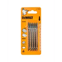 Пилка для лобзика по дереву Dewalt Dt2164-qz чистый рез, 5 шт