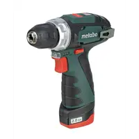 Дрель-шуруповерт аккумуляторная Metabo PowerMaxx BS 600984000, 10.8 В Li-Ion 2x2 Ач