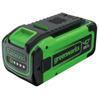 Аккумулятор Greenworks G40B8 40 В Li-Ion 8 Ач в комплекте с перчатками
