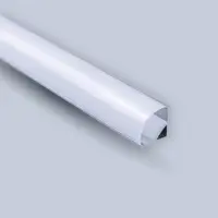 Профиль Eleganz угловой алюминиевый 16x16 мм с рассеивателем 2м 25511