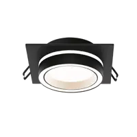 Светильник точечный встраиваемый Wolta Luce Wdl-gx53/06bl-s под отверстие 90 мм GX53 цвет черный