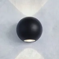 Уличный настенный светодиодный светильник Elektrostandard Diver 1566 Techno черный