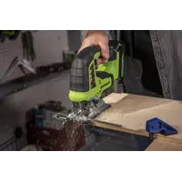 Лобзик аккумуляторный Greenworks G24USB2, 24 В Li-Ion без АКБ и ЗУ в комплекте с защитными перчатками