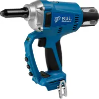 Заклепочник аккумуляторный бесщеточный Bull CRG 1018 SOLO XLTpro, 18 В Li-ion без АКБ и ЗУ