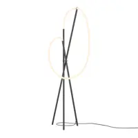 Торшер светодиодный Maytoni Mod369fl-l36b3k теплый белый (желтый) свет цвет черный