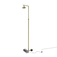 Торшер светодиодный Maytoni Mod372fl-l10bs3k теплый белый (желтый) свет цвет жёлтый/золотой