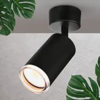 Светильник точечный накладной Wolta Aqua WSL-GU10/S14B GU10 цвет черный