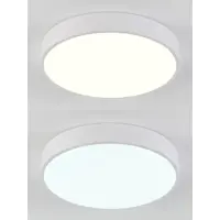 Светильник настенно-потолочный светодиодный Natali Kovaltseva 81111/5c с пультом управления 15 м² регулируемый белый све