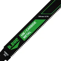 Полотно для сабельной пилы по металлу D.Bor 230 мм,1 шт