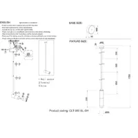 Декоративное кольцо для точечного светильника Crystal Lux CLT 060_02 BL-SH