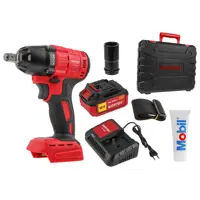 Гайковерт аккумуляторный Wortex CWR 0318 XLT Set, 18 В Li-Ion 1x4 Ач, 310 Нм