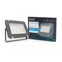 Прожектор светодиодный уличный Gauss 690511200 LED IP65 Qplus 200 Вт 6500K 24000 Лм 175-265 В холодный белый свет