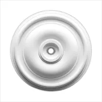 Декоративная потолочная розетка из гипса белая Artpole SRT11, 50 см