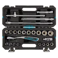 Набор инструментов Gross 120 зубьев CrV 1/2" 24 предметов