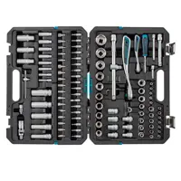 Набор инструментов Gross 120 зубьев CrV 1/4 1/2" 109 предметов