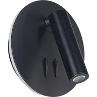 Бра светодиодный Maytoni Ios 176 C176-WL-01-6W-B, 9 W теплый белый свет цвет чёрный