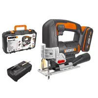Лобзик аккумуляторный Worx WX543, 20 В Li-Ion 1x2 Ач